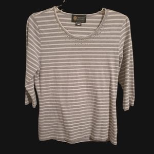 Christine Alexander 3/4 Sleeve Top